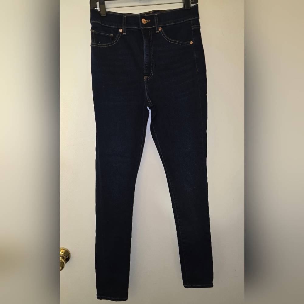 Express Dark Blue Women's Skinny Jeans 8L Like New